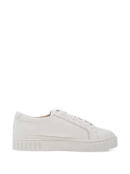 Sneakerși Clarks fără toc alb