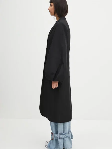 JW Anderson płaszcz Balloon Sleeve przejściowy czarny