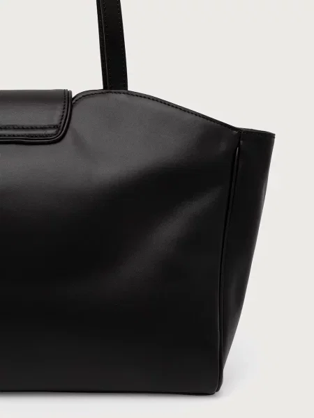 Кожаная сумка шоппер Trussardi