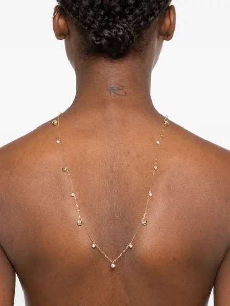 Colier Swarovski cu perle auriu