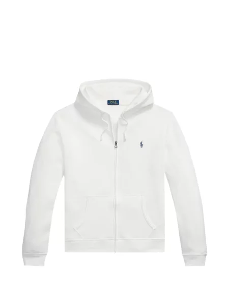 Hanorac cu glugă Polo Ralph Lauren alb