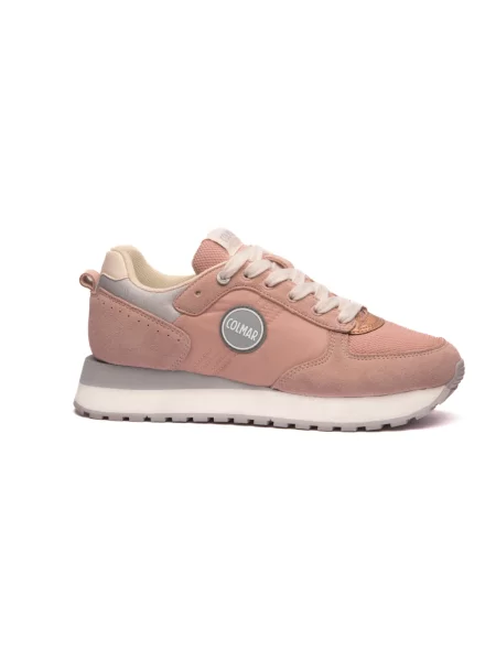 Sneakersy Colmar skórzane różowe