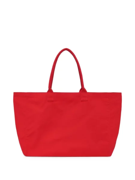Geantă shopper Anine Bing din canvas roșu