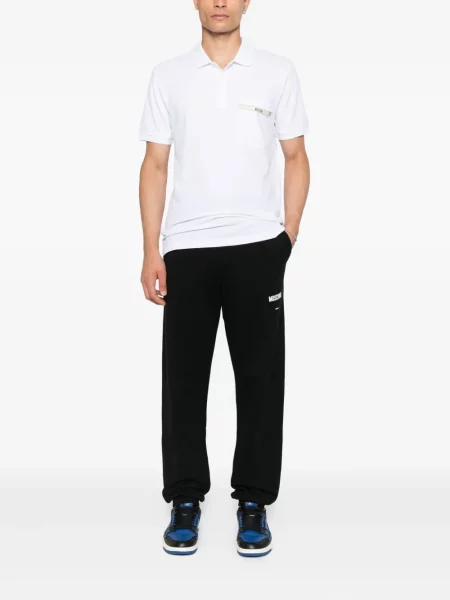 Polo Moschino alb