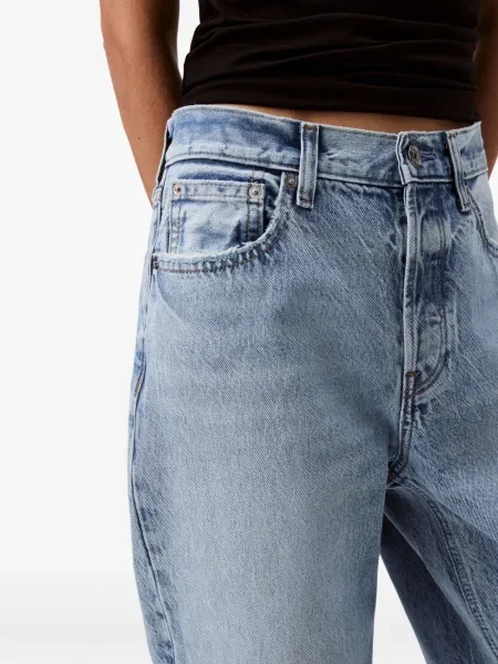 Traperice Calvin Klein Jeans dizajn s pet džepova plava