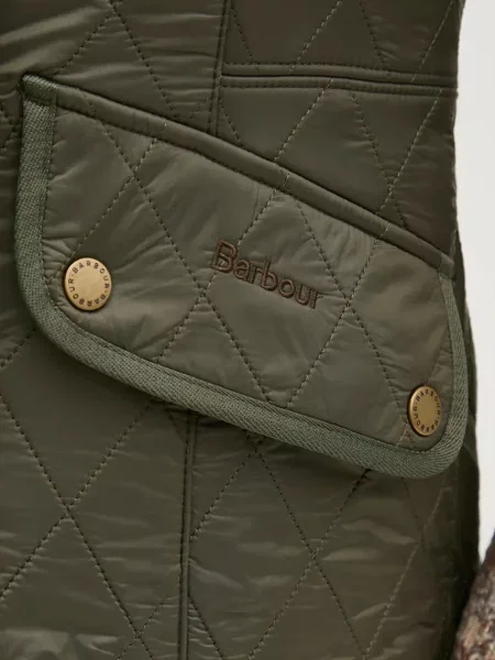 Стеганый жилет Barbour зеленый