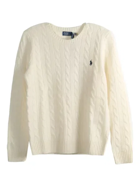 Pikowany sweter Polo Ralph Lauren zielony
