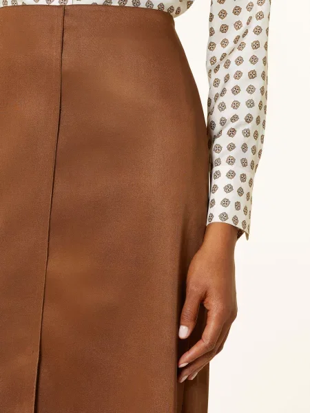 Dorothee Schumacher Saténová Sukně Shiny Statement terra
