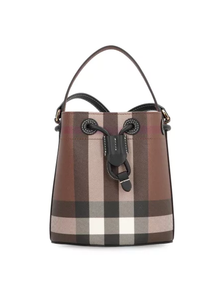 Kapelusz Burberry ze sznurkiem brązowy