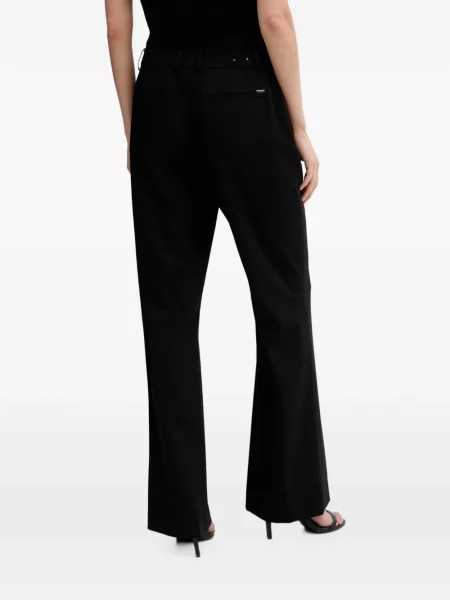 Pantaloni Dkny cu autograf negru