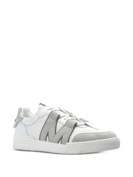 Sneakerși Moschino cu autograf alb