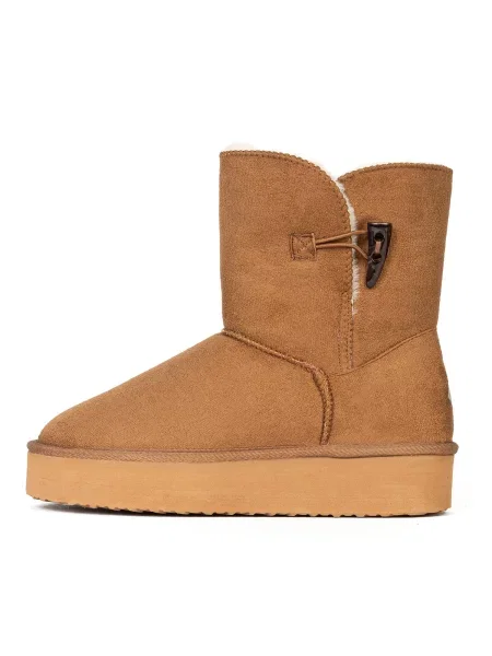Island Boot Kozačky EMMY světle hnědá