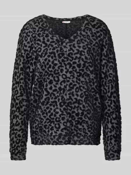 Bluza z prążkowanymi wykończeniami Street One