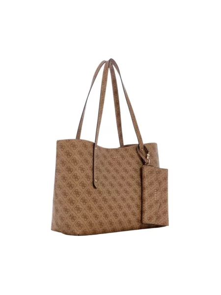 Guess torebka BRENTON beżowy