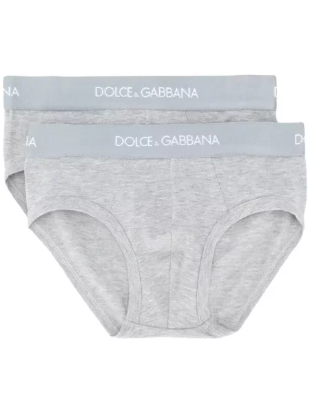 Bokserki dziecięce Dolce And Gabbana szare