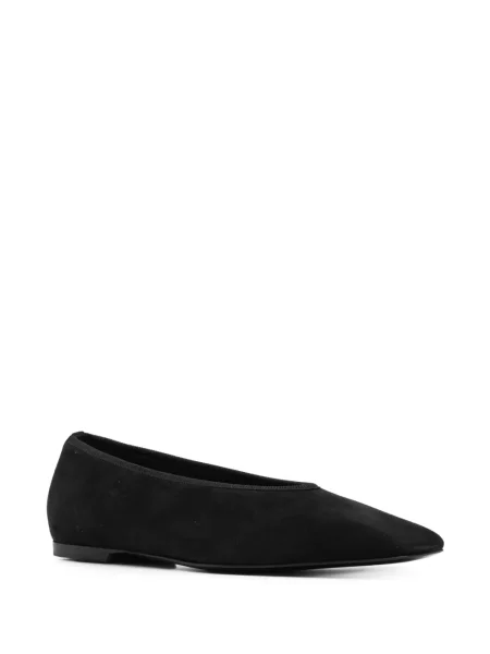 Balerini Toteme din piele de căprioară negru