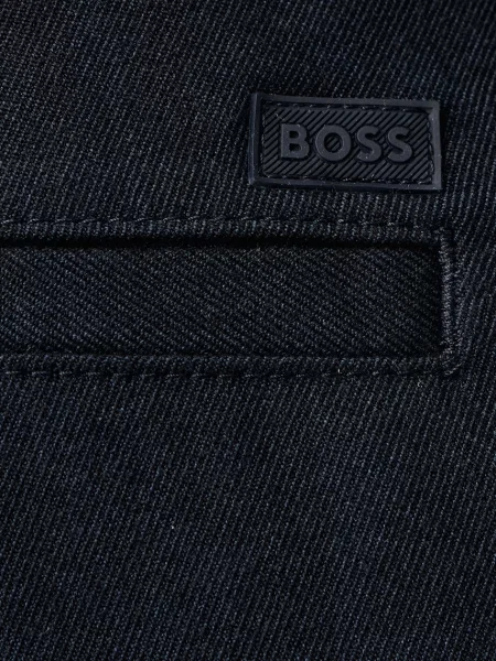 BOSS Orange штани з додаванням вовни та кашеміру помаранчеві
