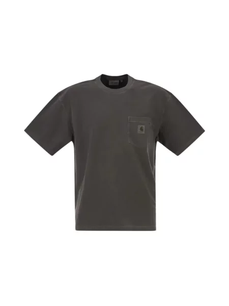 T-shirt Carhartt WIP S/S Loose Pocket T-Shirt UNISEX Black Garment Dyed L czarna