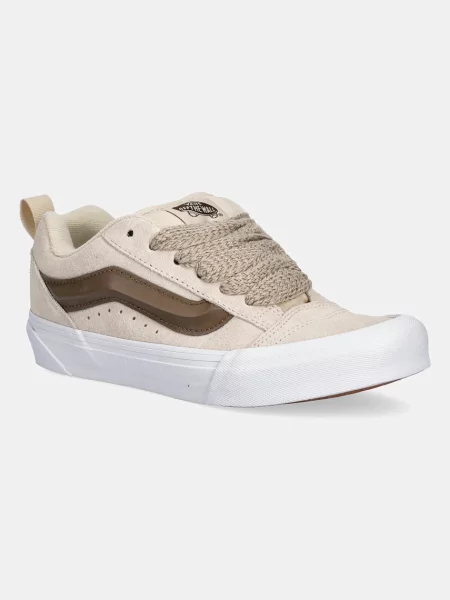 Велурени кецове Vans Knu Skool бежово