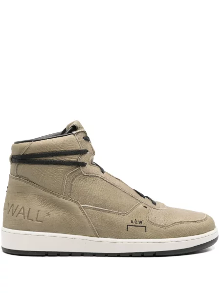 Sneakerși A-cold-wall* din piele verde
