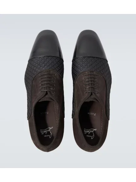 Kožená šiltovka Christian Louboutin