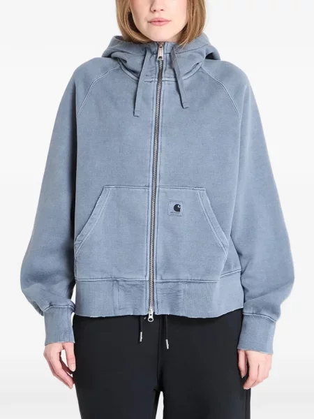 Hanorac cu glugă Carhartt Wip albastru
