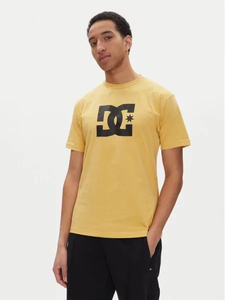 DC Shoes Tricou Heritage Fit galben