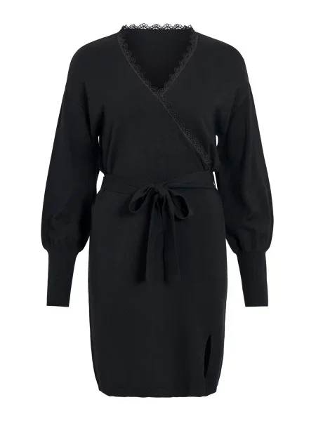 VILA Rochie tricotat VIRicky' negru