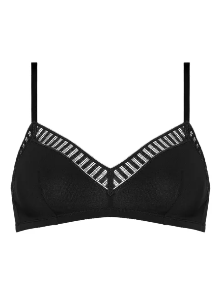 Sutien Eres cu dungi din dantelă negru