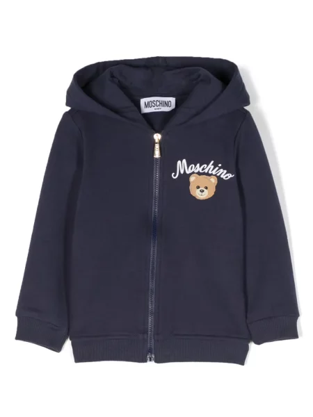 Džemperis su gobtuvu Moschino mėlyna