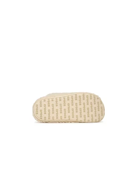 Crocs Naminės šlepetės Classic Cozzzy gelsvai pilka balta