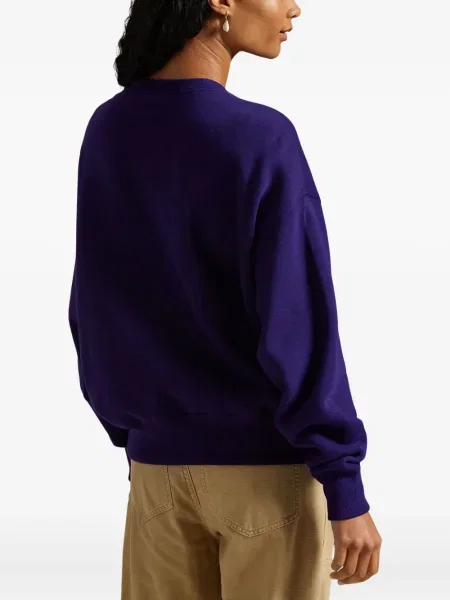 Chiloți Polo Ralph Lauren din țesătură twill cu autograf cu glugă albastru