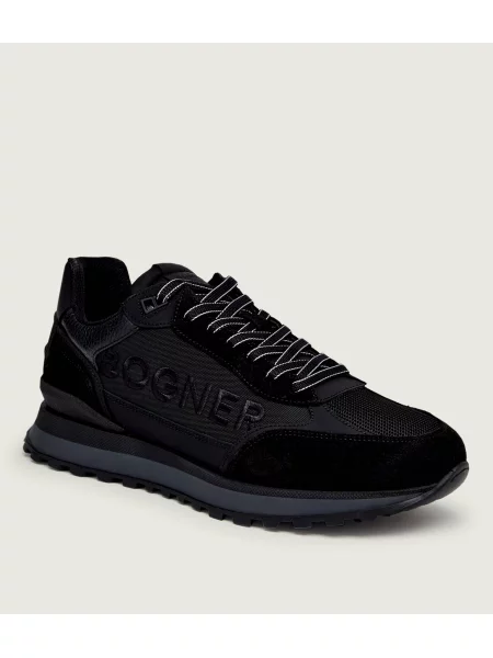 Bogner Sneakers Newport 18 | piele întoarsă negru