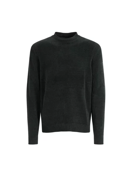 Lniany sweter Rrd zielony