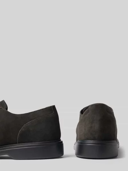 Sneakersy Geox zamszowe sznurowane czarne