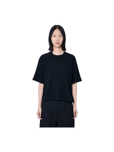 Koszulka Rick Owens o skróconej długości czarna