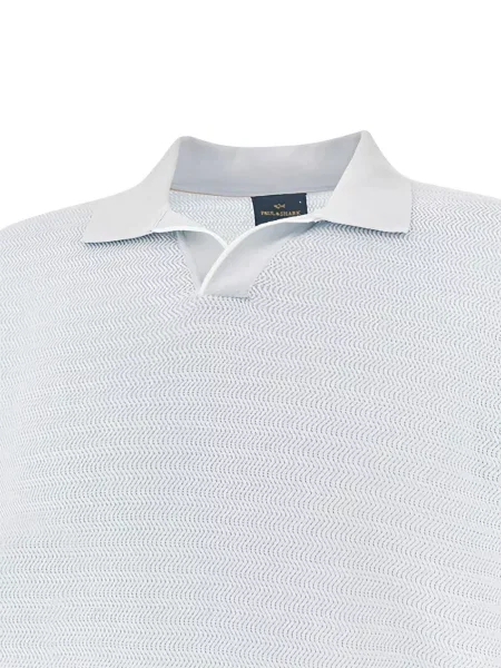 Gulerat tricou Paul & Shark albastru