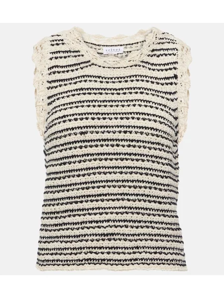 Vestă Velvet de catifea cu dungi