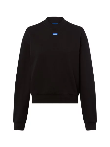 Hugo Blue Bluza Nierozpinana Delessa schwarz czarna
