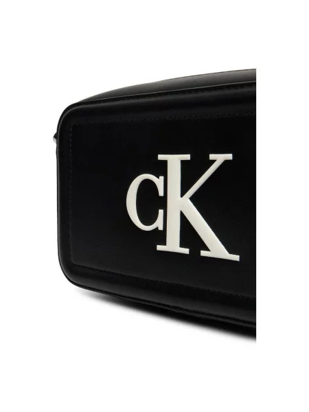 Calvin Klein Taška cez rameno / biela čierna