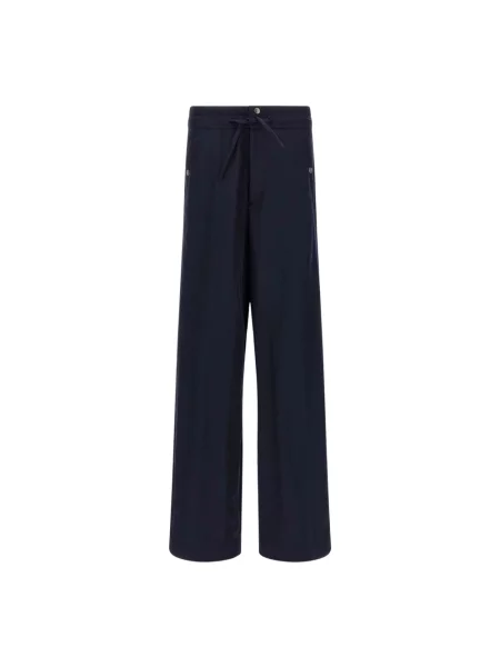 Spodnie Dries Van Noten niebieskie