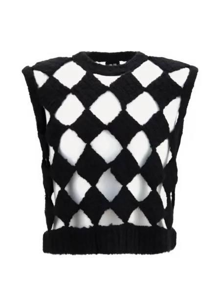Vestă Rick Owens tricotate negru