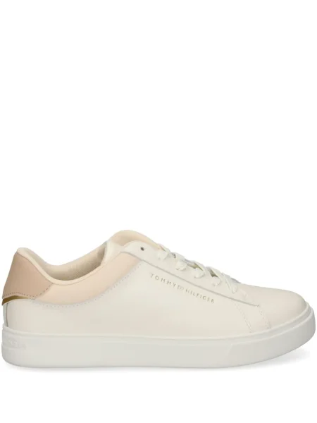 Sneakerși Tommy Hilfiger cu imagine alb