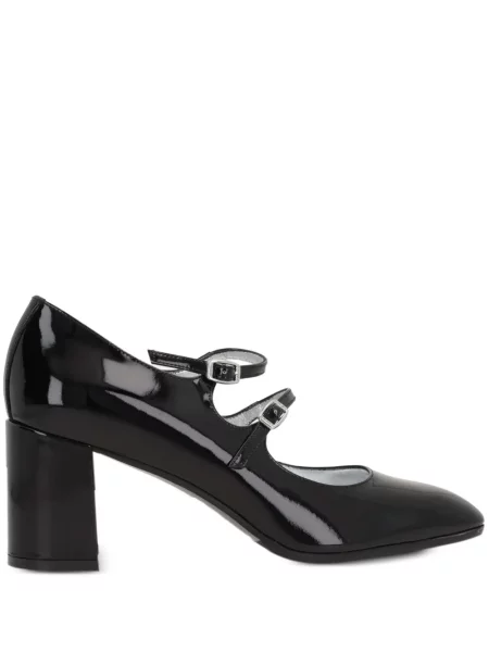 Pantofi cu toc Carel Paris cu bretele negru