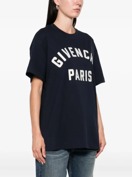 Tricou Givenchy cu imagine albastru