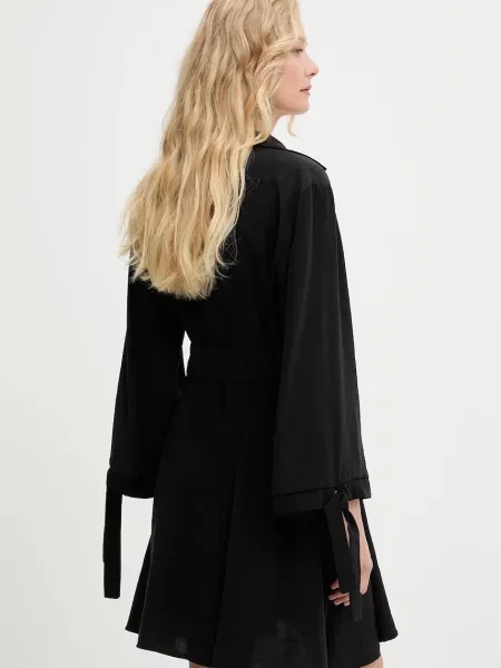 Платье мини Answear Lab клеш черное