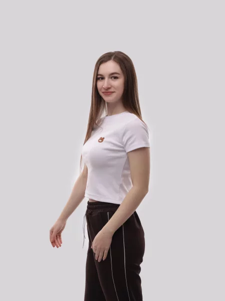 Футболка LUMO віскоза/поліестер білий