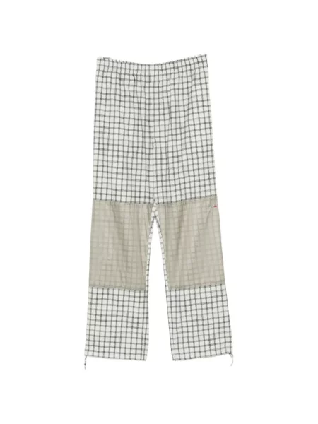 Pantaloni Roa în carouri cu imagine alb