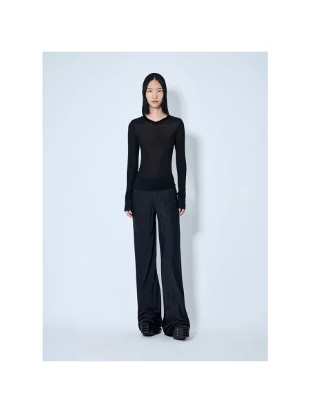 Top Rick Owens z kapturem czarny