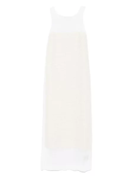 Rochie maxi Khaite de costum alb